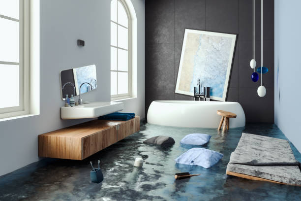 Water damage restoration process in New Haven, MI